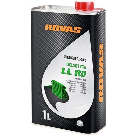 Rovas Coolant Extra LL R11 зеленый -38&deg;C, 1 л (75944) готовый антифриз фото