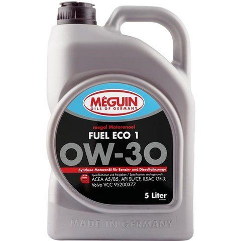 Meguin Motorenoel Fuel Eco 1 0W-30, 5 л (33039) моторна олива фото