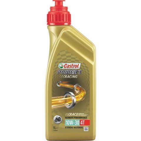 Моторное масло 4T Castrol Power 1 Racing 10W-30 синтетическое, 1 л фото