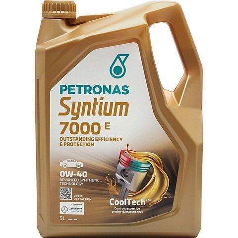 Petronas Syntium 7000 E 0W-40, 5 л (70722M12EU) моторное масло фото