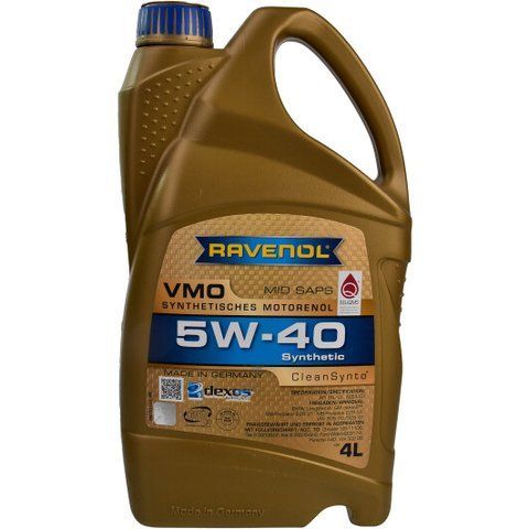Ravenol VMO 5W-40 4 л, (11111334) моторное масло фото