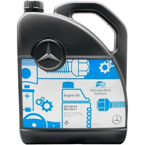 Mercedes-Benz PKW-Synthetic MB 229.51 5W-30 5 л, моторное масло фото