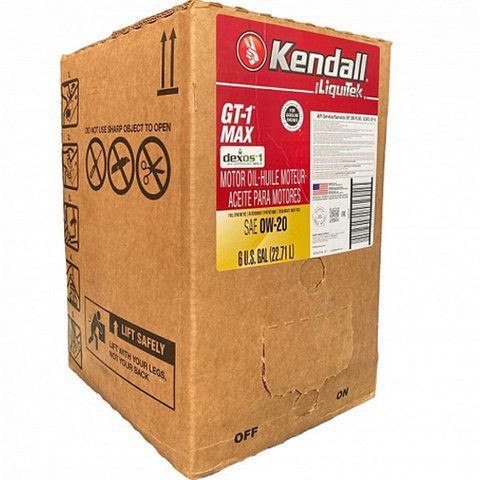 Kendall Gt-1 Max with LiquiTek 0W-20, 22,7 л (1086539) моторное масло фото