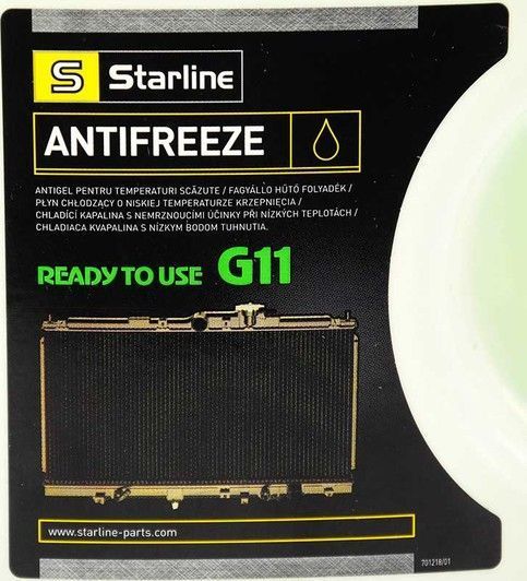 Готовый антифриз Starline G11 зеленый -40 &deg;C фото