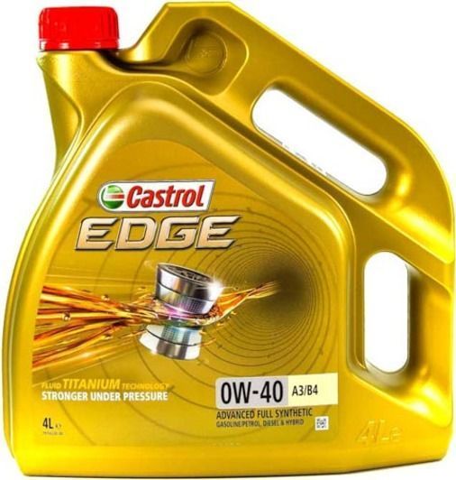 Castrol EDGE A3/B4 Titanium FST 0W-40 4 л, (RBEDG04B44X4L) моторна олива фото