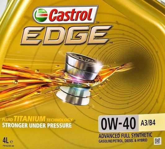 Castrol EDGE A3/B4 Titanium FST 0W-40 4 л, (RBEDG04B44X4L) моторна олива фото
