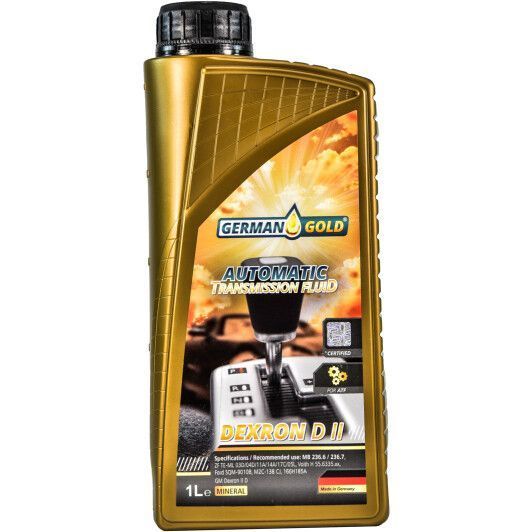 German Gold ATF Dexron D II минеральное трансмиссионное масло фото