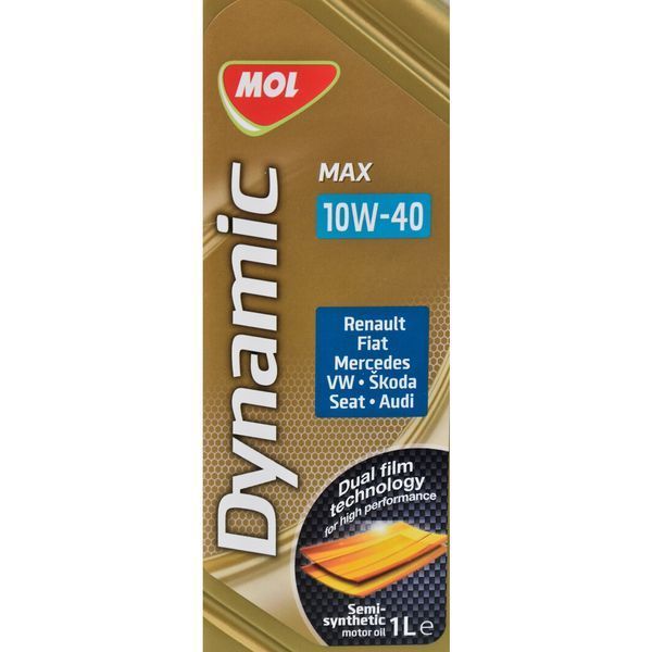 MOL Dynamic Max 10W-40, 1 л (13302389) моторна олива фото