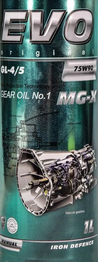 EVO MG-X GL-4 / 5 75W-90, 1 л полусинтетическое трансмиссионное масло фото