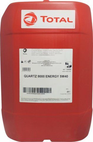 Total Quartz 9000 Energy 5W-40 20 л, (169898) моторна олива фото