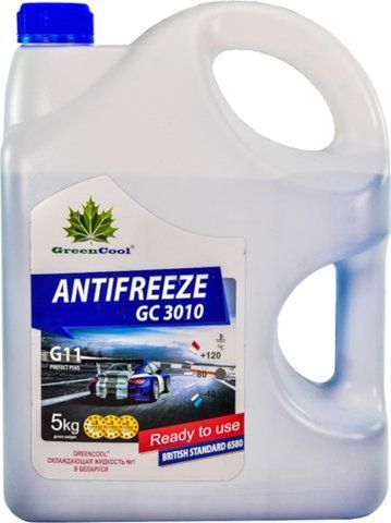 Готовий антифриз Green cool GC 3010 G11 синій -40 &deg;C фото