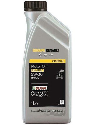 Castrol Renault GTX RN720 5W-30, 1 л (7711943685) моторное масло фото