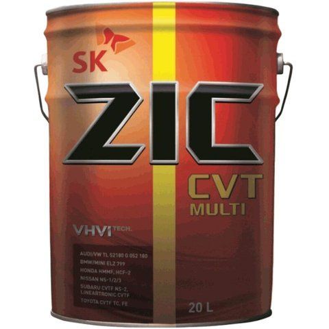 ZIC CVT Multi, 20 л (192631) синтетическое трансмиссионное масло фото
