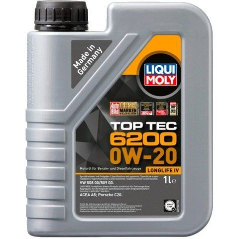 Liqui Moly Top Tec 6200 0W-20,1 л (20787) моторное масло фото