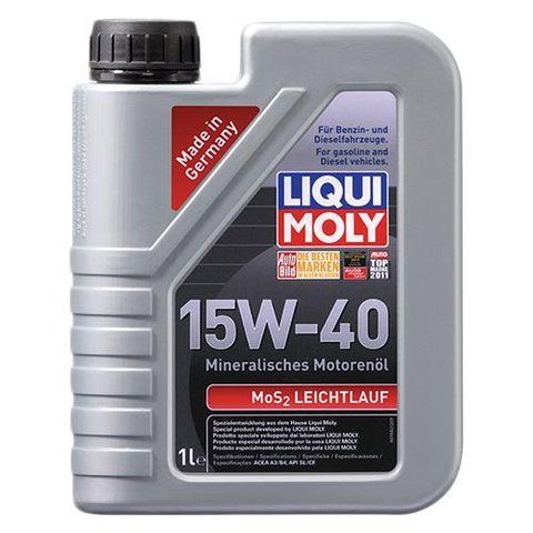 Liqui Moly MoS2 Leichtlauf 15W-40 1 л, (1932) моторное масло фото