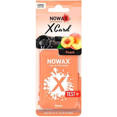 Nowax X Card Peach, 12 г (NX07802) ароматизатор фото
