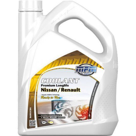 Готовий антифриз MPM Premium Longlife Nissan/Renault жовтий -40 &deg;C фото