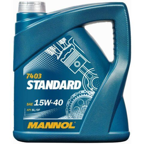 Mannol Standard 15W-40 4 л, (MN7403-4) моторна олива фото