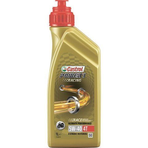 Моторное масло 4T Castrol Power 1 Racing 5W-40 синтетическое, 1 л фото
