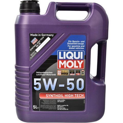 Liqui Moly Synthoil High Tech 5W-50 5 л, (9068) моторное масло фото