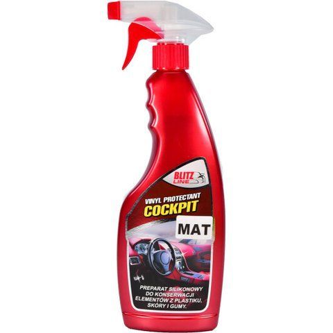 Поліроль для салону Blitz Line Vinyl Protectant Cockpit з матовим ефектом 500 мл 28470 фото