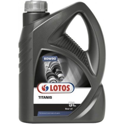 LOTOS Titanis Super GL-4/5 MT-1 80W-90, 5 л мінеральна трансмісійна олива фото
