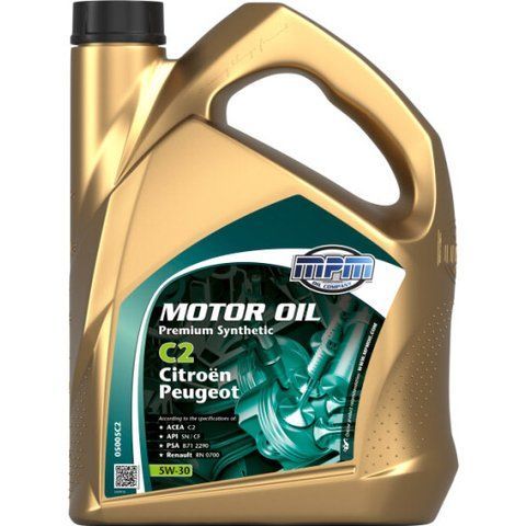MPM Premium Synthetic C2 Citro&euml;n / Peugeot 5W-30 5 л, (05005C2) моторное масло фото