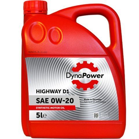 DynaPower Highway D1 0W-20, 5 л (50052105) моторное масло фото