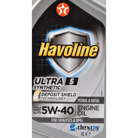 Texaco Havoline Ultra S 5W-40 4 л, моторна олива фото