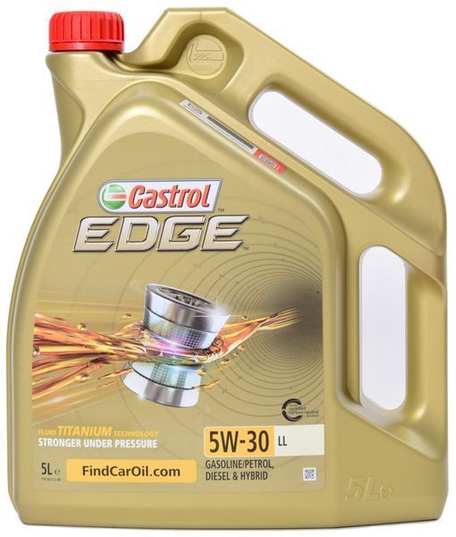 Castrol EDGE Titanium FST LL 5W-30 5 л, (RBEDG53L4X5L) моторное масло фото