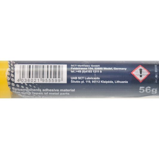 Mannol 9928 Epoxidkitt Stahl + Metall, 57 г (4036021955599) холодне зварювання фото
