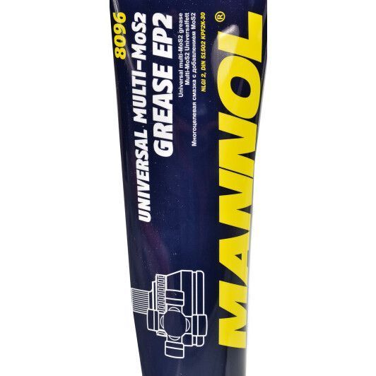 Mannol EP-2 Multi-MoS2 литиевая смазка, 230 мл (8096) фото