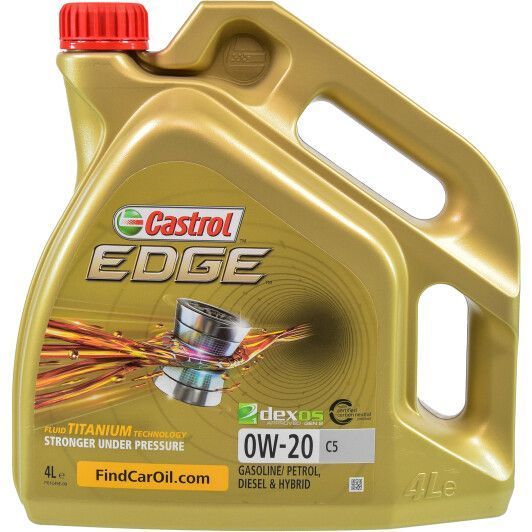 Castrol EDGE C5 0W-20 4 л, (15CC95) моторна олива фото