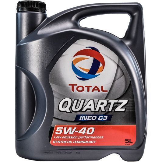 Total Quartz Ineo C3 5W-40 5 л, (213790) моторна олива фото