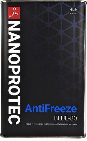 Концентрат антифризу Nanoprotec синій, 4 л (np6202504) фото