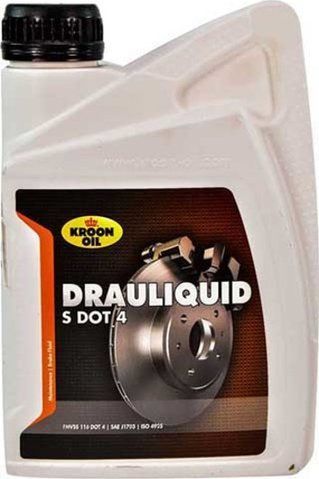 Kroon Oil DRAULIQUID-S DOT 4, 1 л (04206) гальмівна рідина фото