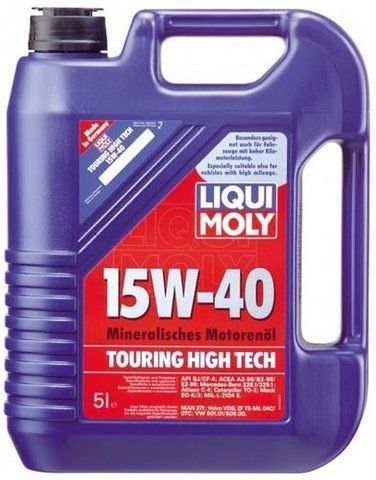 Liqui Moly Touring High Tech 15W-40, 5 л (1935) моторное масло фото