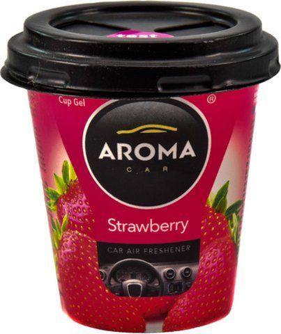Ароматизатор Aroma Car Cup Gel Strawberry 130 г фото