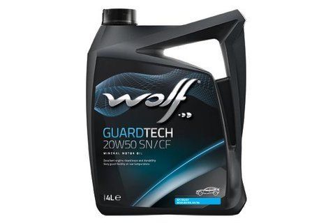 Wolf Guardtech SN/CF 20W-50, 4 л (8326998) моторна олива фото