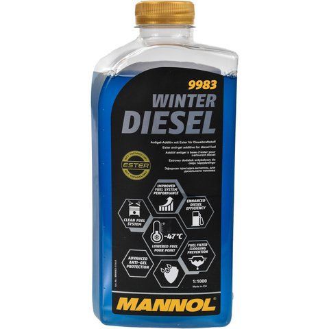 Mannol Winter Diesel, 1000 мл (9983) антигель фото