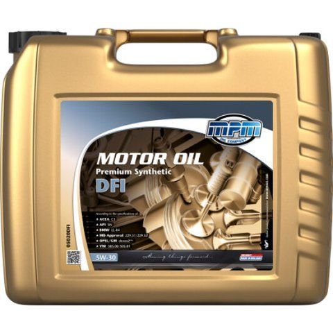 MPM Premium Synthetic DFI 5W-30 20 л, (05020DFI) моторное масло фото