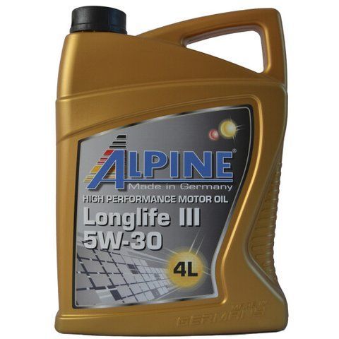 Alpine Longlife III 5W-30 4 л, (100288) моторна олива фото