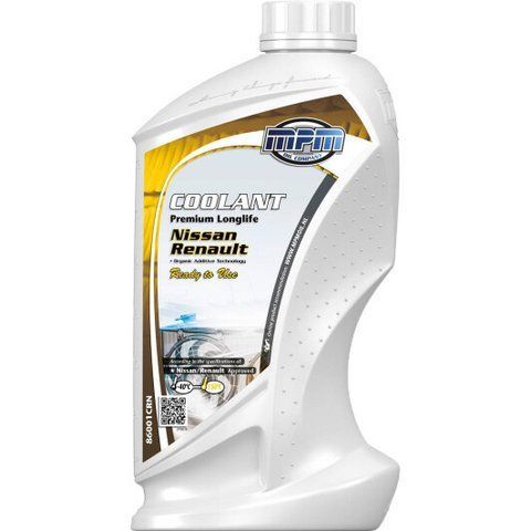 Готовий антифриз MPM Premium Longlife Nissan/Renault жовтий -40 &deg;C фото