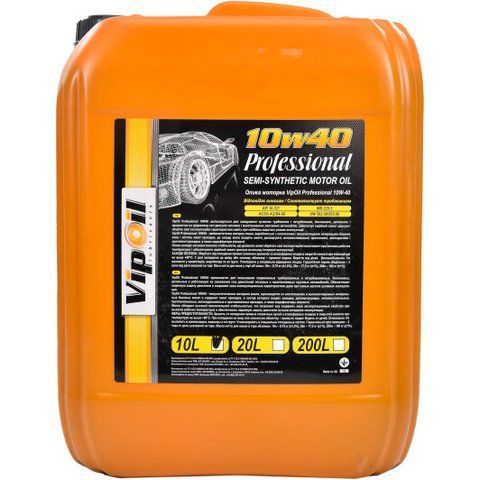 VIPOIL Professional 10W-40 10 л, (162829) моторна олива фото