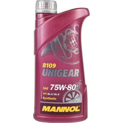 Mannol Unigear GL-4 / 5 75W-80, 1 л (MN8109-1) синтетическое трансмиссионное масло фото