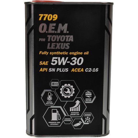 Mannol O.E.M. For Toyota Lexus (Metal) 5W-30 1 л, (MN7709-1ME) моторное масло фото