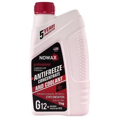 Nowax G12+ червоний, 1 л (NX01009) концентрат антифризу фото
