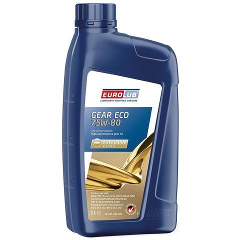 EuroLub Gear Eco 75W-80, 1 л (386001) синтетическое трансмиссионное масло фото