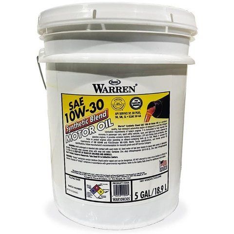 Warren Synthetic blend 10W-30, 18,93 л (WAR10W305) моторна олива фото