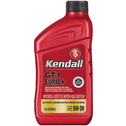 Kendall GT-1 EURO+ Premium Full Synthetic 5W-30, 0,95 л (1076588) моторное масло фото